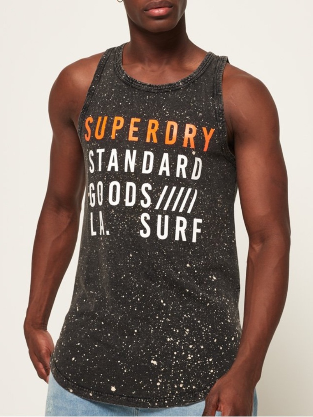 Superdry Surplus Goods Washed Vest Top Men's M